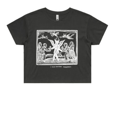 engagement tee - Women's Crop Top Thumbnail
