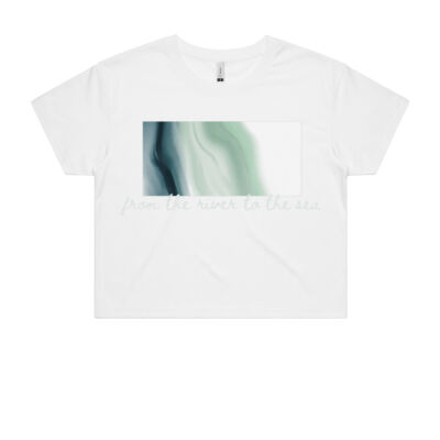 river to the sea - Women's Crop Top Thumbnail