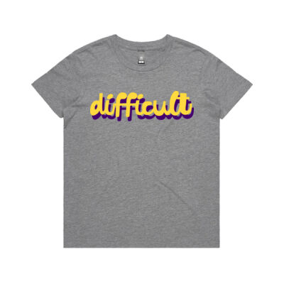 difficult - Women's Crew Neck Thumbnail